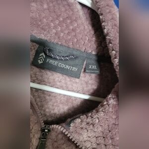 Free Country Plush Fleece Jacket in Dusty Mauve